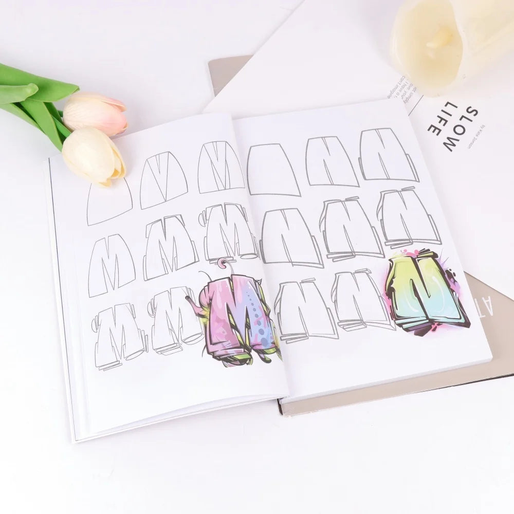 Graffiti Coloring Book